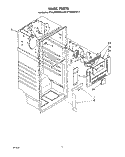LINER Diagram and Parts List for ET16JMXRWR4  Whirlpool Refrigerator