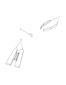 Installation Parts Diagram and Parts List for KMBS104EBL00  KitchenAid Microwave