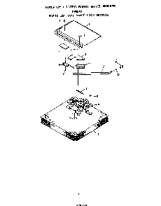 Power Lock Diagram and Parts List for F9857*0  Roper Range