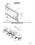 DOOR, WIRING HARNESS, LIT/OPTIONAL Diagram and Parts List for MH6100XYB0  Whirlpool Microwave