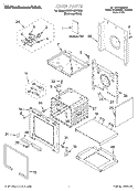 Part Location Diagram of LIT4453152 Whirlpool Literature Parts (Conversion Instructions)
