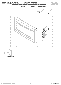 Part Location Diagram of 8205544 Whirlpool Tech Sheet
