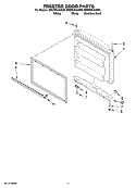 FREEZER DOOR PARTS, OPTIONAL PARTS Diagram and Parts List for ER9FHKXVQ00  Whirlpool Refrigerator