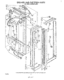 BREAKER AND PARTITION Diagram and Parts List for ED25SM1LWR1  Whirlpool Refrigerator