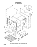 OVEN , LITERATURE Diagram and Parts List for SF313PEKT0  Whirlpool Range