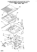 COMPARTMENT SEPARATOR Diagram and Parts List for ET25DQRBN01  Whirlpool Refrigerator