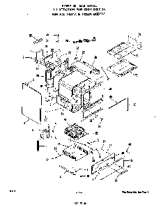 Body Diagram and Parts List for 1423*2A  Roper Range
