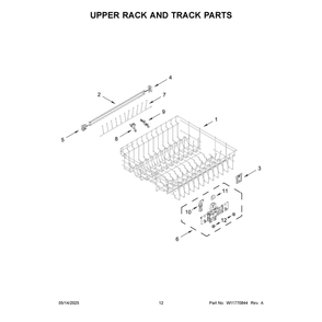 Part Location Diagram of W11772424 Whirlpool CLIP