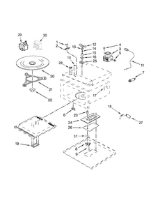 Part Location Diagram of W10474015 Whirlpool SPRING