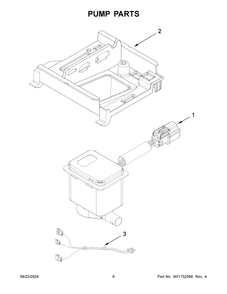 04 - Pump Parts Diagram and Parts List for JUIFX15HX02  Whirlpool Ice Maker
