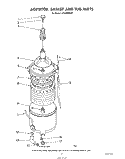 AGITATOR, BASKET AND TUB Diagram and Parts List for LC4900XSW1  Whirlpool Washer