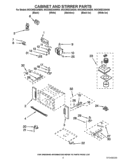 Part Location Diagram of W10510106 Whirlpool TRIM