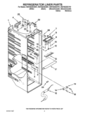 REFRIGERATOR LINER PARTS Diagram and Parts List for WSF26D2EXF01  Whirlpool Refrigerator