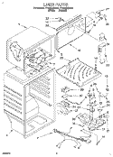 LINER Diagram and Parts List for TT18DKXDN00  Estate Refrigerator