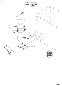 SECTION Diagram and Parts List for TCF1510GW05  Whirlpool Freezer