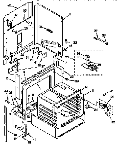 Oven Diagram and Parts List for KDDT07BAL0  KitchenAid Range