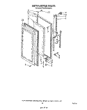 SERVA-DOOR Diagram and Parts List for ED26SSXRWR0  Whirlpool Refrigerator