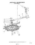 UPPER WASH AND RINSE Diagram and Parts List for 4KPDI620T3  KitchenAid Dishwasher