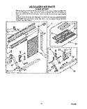 ACCESSORY Diagram and Parts List for ACE184XT1  Whirlpool Air Conditioner