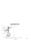 WATER PUMP Diagram and Parts List for LT5004XMW0  Whirlpool Washer Dryer Combo
