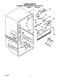 LINER Diagram and Parts List for RB21CKXAW00  Roper Refrigerator