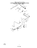 BURNER Diagram and Parts List for 1053B1A  Roper Wall Oven
