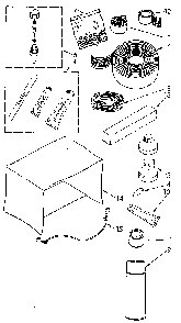 Accessory Diagram and Parts List for 1068750513-AC  Kenmore Air Conditioner