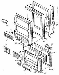 Part Location Diagram of 532486 Whirlpool Lock nut