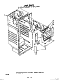 LINER Diagram and Parts List for ET16JK1MWL1  Whirlpool Refrigerator