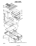 Part Location Diagram of 1106115 Whirlpool PAN, SHELF CANTILEVER