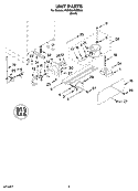 UNIT PARTS Diagram and Parts List for KURO24RSBX00  KitchenAid Refrigerator