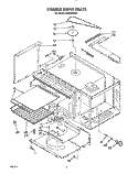 STIRRER DRIVE, OPTIONAL Diagram and Parts List for RM288PXV6  Whirlpool Microwave Oven Combo
