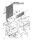 UNIT Diagram and Parts List for ET18NKXYW00  Whirlpool Refrigerator