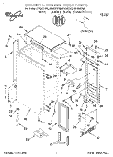 CABINET LINER AND DOOR, LITERATURE Diagram and Parts List for GI1500XHN0  Whirlpool Ice Maker
