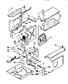 Airflow And Control Diagram and Parts List for 1069722991  Kenmore Air Conditioner