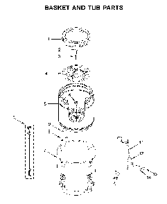 Part Location Diagram of W11591637 Whirlpool Wire Harness