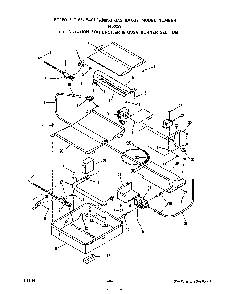 Broiler And Oven Burner Diagram and Parts List for 1456*2A  Roper Range