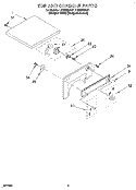 Part Location Diagram of 9831666 Whirlpool PANEL-CNTL