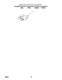 MISCELLANEOUS, LIT/OPTIONAL Diagram and Parts List for KUDI25CHBL0  KitchenAid Dishwasher