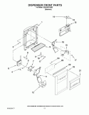 Part Location Diagram of W10157643 Whirlpool COVER-FRNT