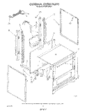 EXTERNAL OVEN Diagram and Parts List for SF3001ERW4  Whirlpool Range