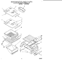 REFRIGERATOR SHELF Diagram and Parts List for KSRC25DBAL00  KitchenAid Refrigerator