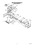 ICE CONTAINER Diagram and Parts List for KSSS42DWX02  KitchenAid Refrigerator