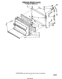 FREEZER DOOR Diagram and Parts List for ET18MKXPWR2  Whirlpool Refrigerator