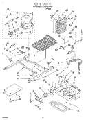 UNIT Diagram and Parts List for 7ED25DQXFW02  Whirlpool Refrigerator