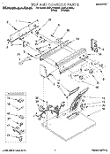 TOP AND CONSOLE, LIT/OPTIONAL Diagram and Parts List for KGYL410BAL1  KitchenAid Dryer