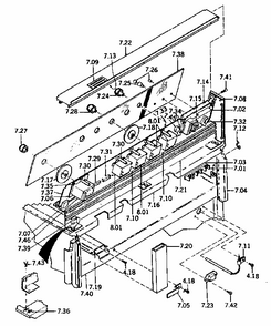 Controls, Switches, Timers And Indicator Lights Diagram and Parts List for 1189367120  Kenmore Range