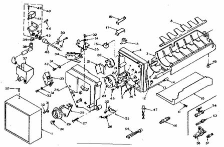 Part Location Diagram of 544313 Whirlpool Insulation