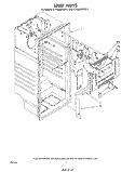 LINER Diagram and Parts List for ET18JMXRWR1  Whirlpool Refrigerator