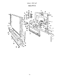 DOOR Diagram and Parts List for 8585L20  Roper Dishwasher